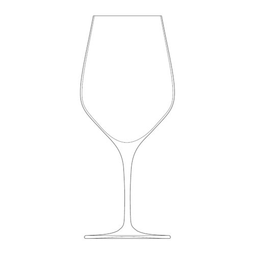 guy savoy - maison cyna - verre a vin exclusif en cristal sans plomb souffle à la bouche
